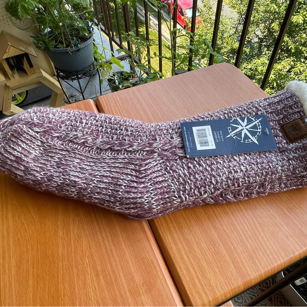 Fleece lined socks